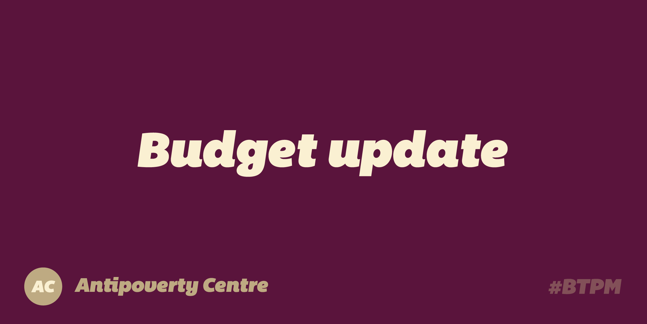 Budget update